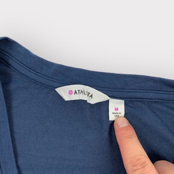 Athleta In A Twist Short Sleeve Dress Size Medium - Picture 3 of 6